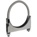 Exhaust Round Band Clamp, Zinc - 5"